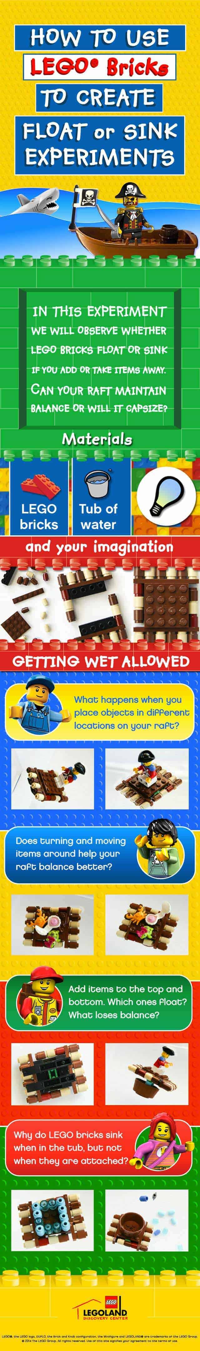 How to use LEGO Bricks to create Float or Sink Experiments LEGO Learning.