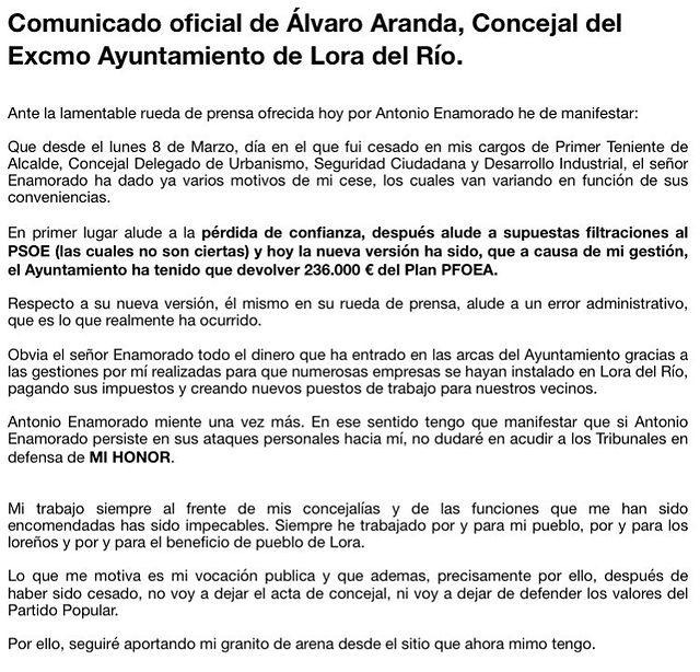 El alcalde tacha de irresponsable al concejal Álvaro Aranda 2 161756769 1344868735857447 8198695421493910613 n 006