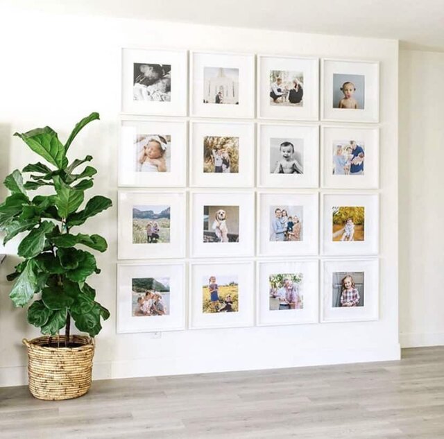 These simple home decorating tips are all you need to have you decorating like an interior designer. Get a gallery wall the easy way by using several large frames for your photos or artwork.