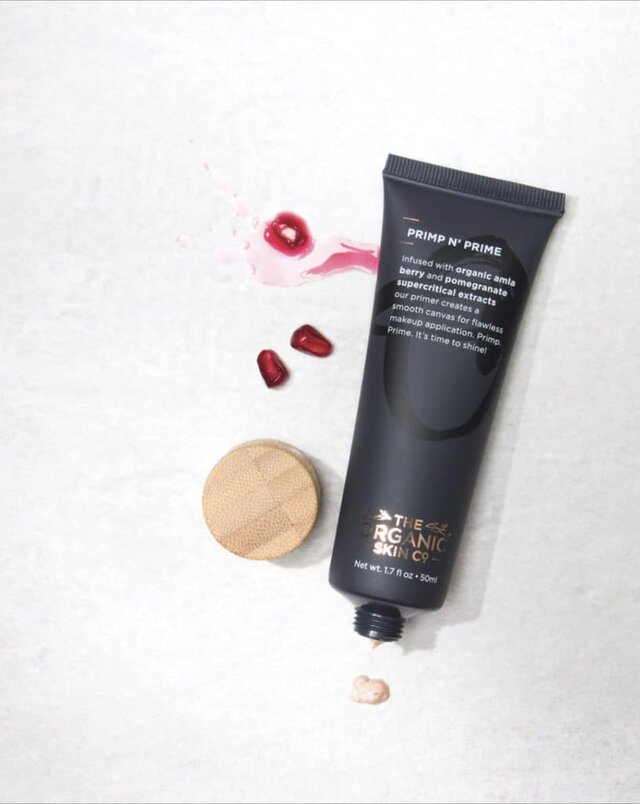 The Organic Skin Co. Review | My impression of their Primp N’ Prime face primer in the shade Rose Gold. It is a cream primer with light reflecting properties to give your skin a natural looking glow and helps your makeup go on smoothly and stay in place. It is one of their organic and natural beauty products.