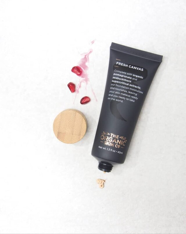 The Organic Skin Co. Review | My impression of their Fresh Canvas foundation in the shade Rose Sand. It is a cream foundation and one of their organic natural beauty products.