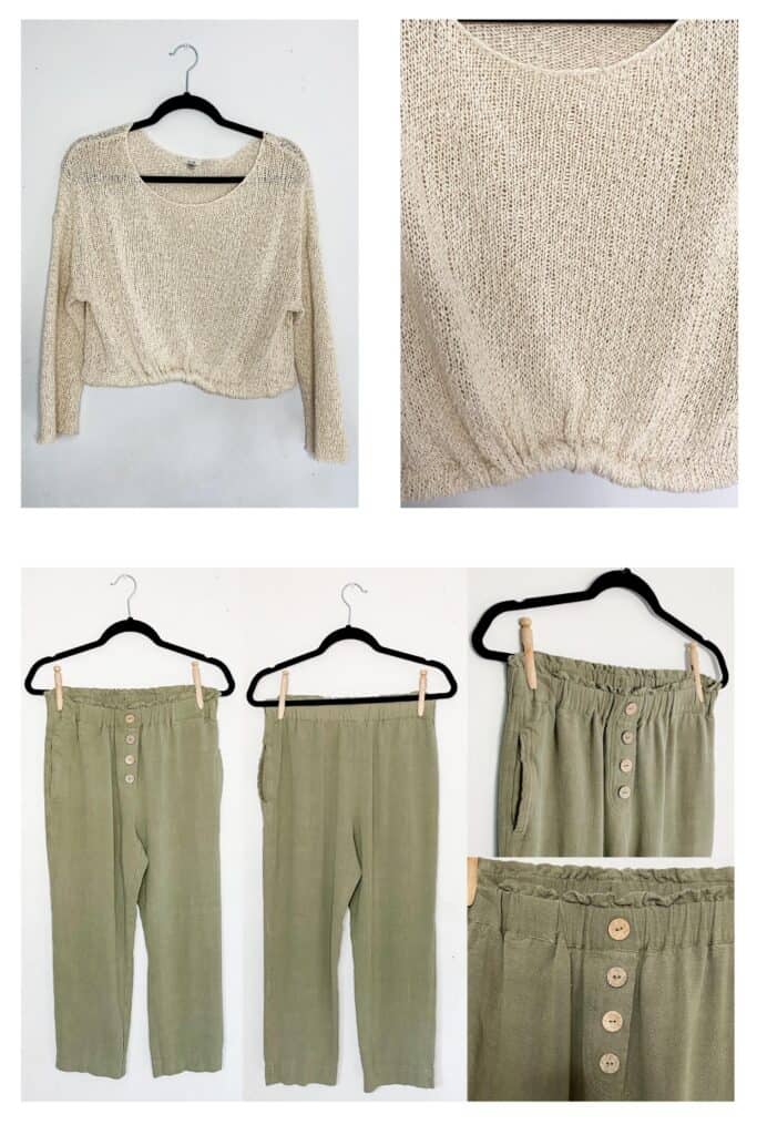 As we move closer and closer to fall it's time to start thinking about wardrobe transitions. This sweater and these cotton trousers that I picked up in this end of summer thrift haul are perfect to transition into fall. Check out the other great pieces I picked up and how I plan to wear them into the fall!