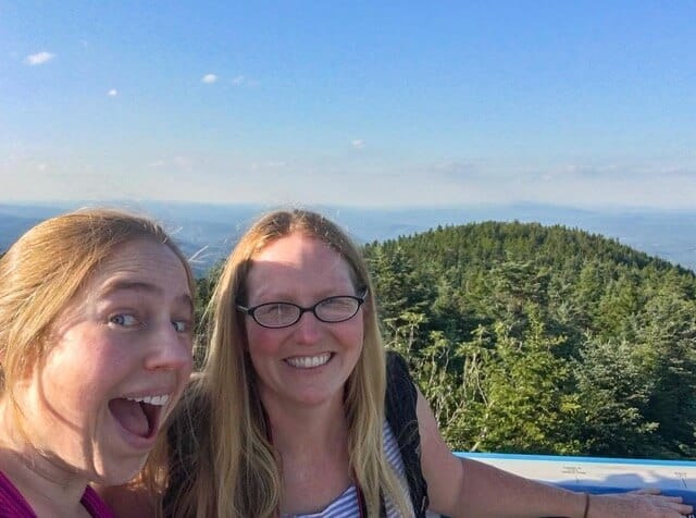 A Mt. Ascutney selfie in Vermont