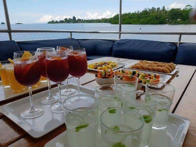 Afternoon Tea on the MV Taka