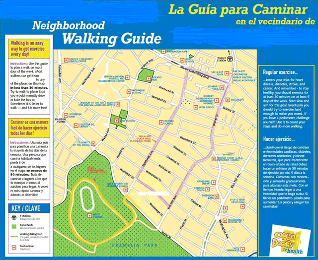 Walking map from: McNeill, L. H. (2012). GIS walking maps to promote physical activity in low-income public housing communities: a qualitative examination. Preventing chronic disease, 9.