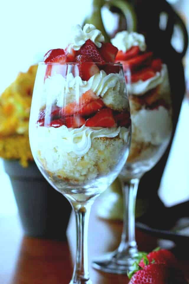 Strawberry Explosion Cheesecake Trifle Desserts