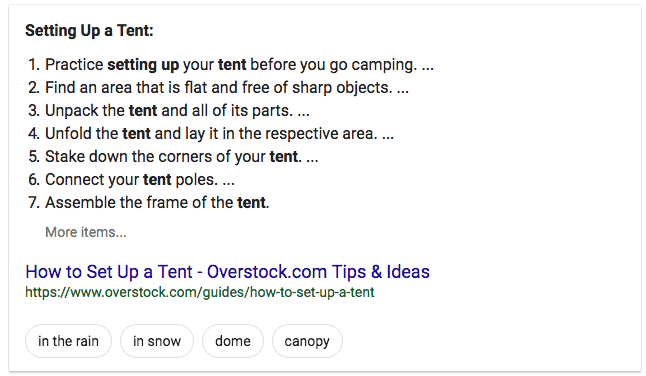 Rich Snippet Example | SEO Jargon | Kanuka Digital
