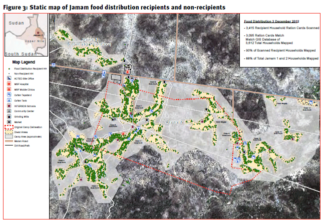 REACH uses GIS to map out need down to the household in Jamaica. From Westrope, 2013.