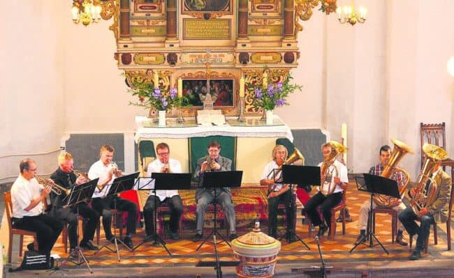 Märkischer Bote Bläser in der Kreuzkirche Spremberg am Sonntag, 14. Oktober 2018