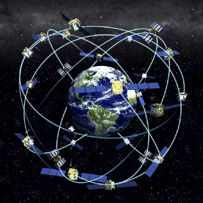 Satellite constellation. Image: NOAA, public domain