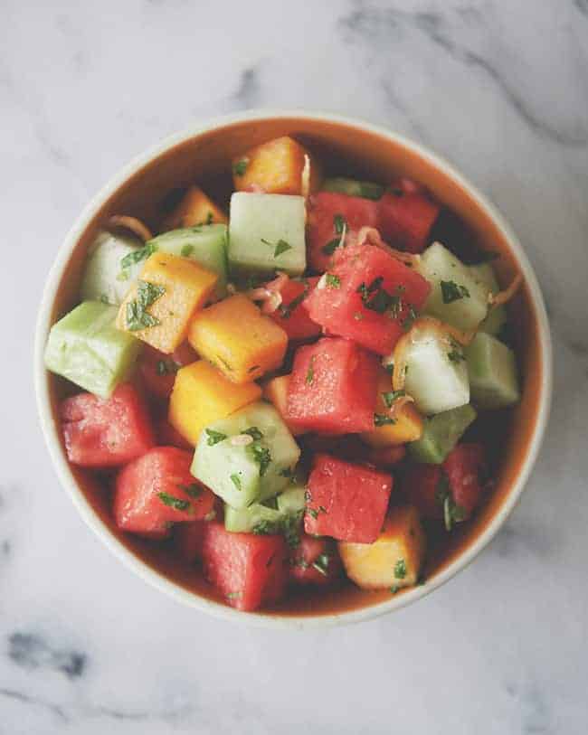 Summer fruit salad