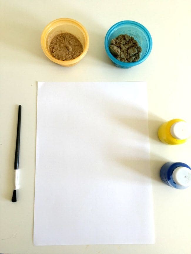 Sand painting for toddlers KiddyCharts fun activities