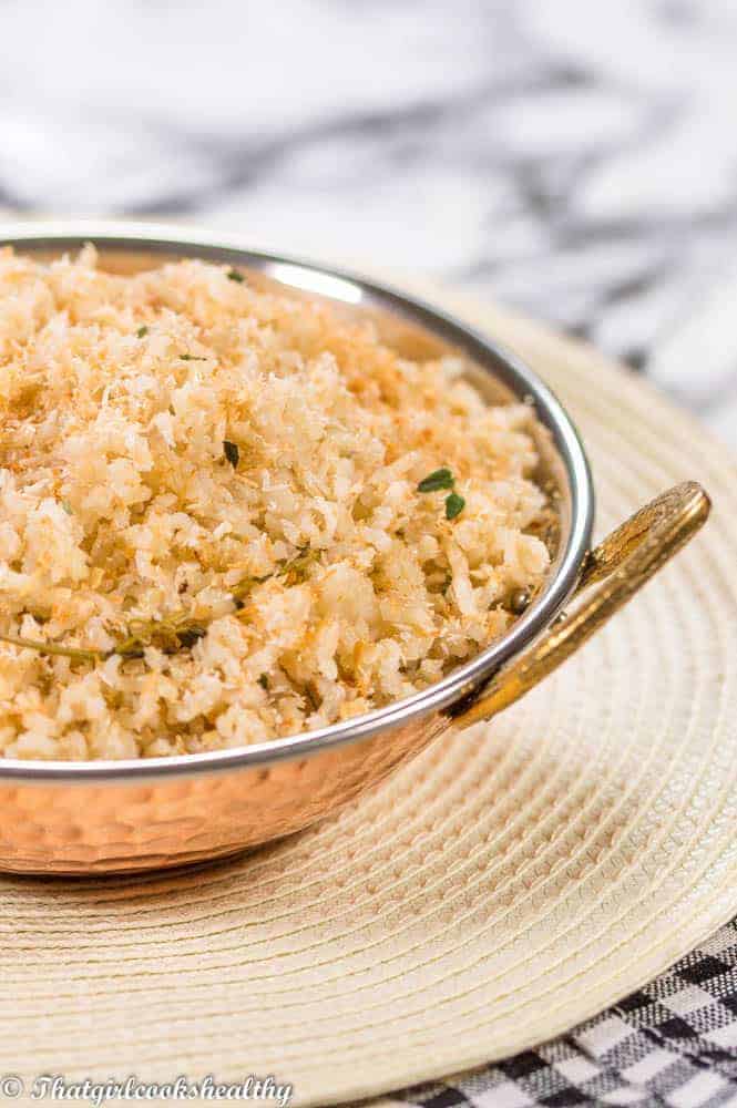 Toasted coconut caribbean rice That Girl Cooks Healthy
