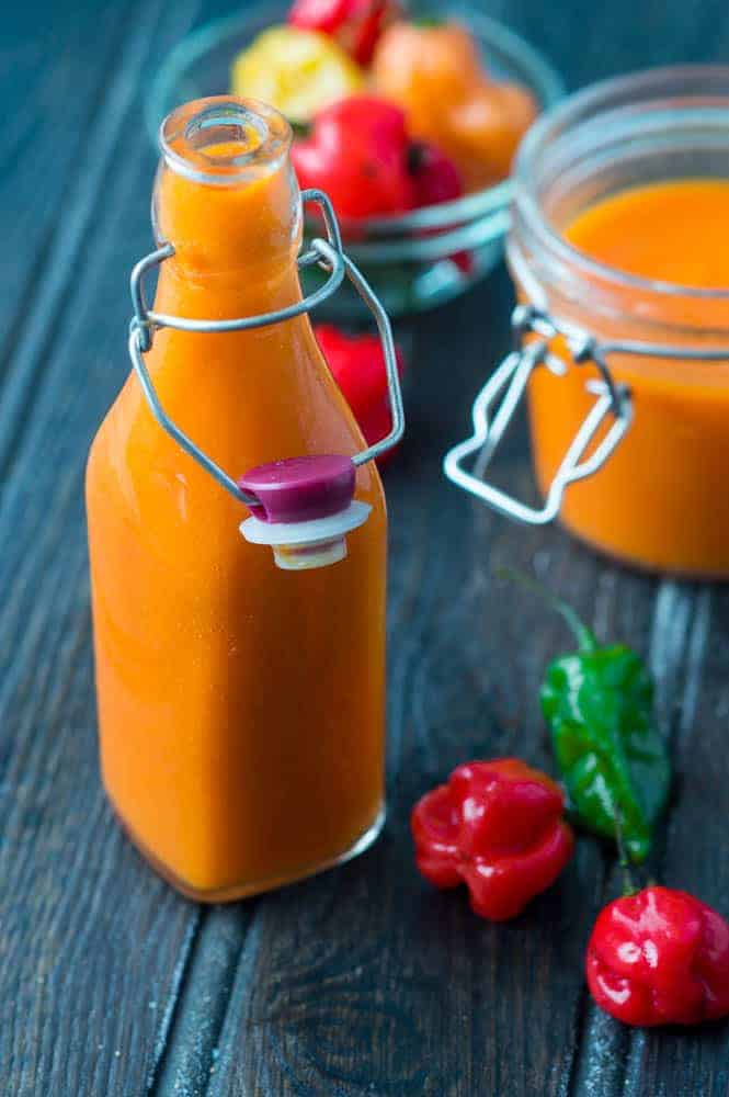 Scotch Bonnet Pepper Sauce BHM Pot Luck That Girl Cooks Healthy