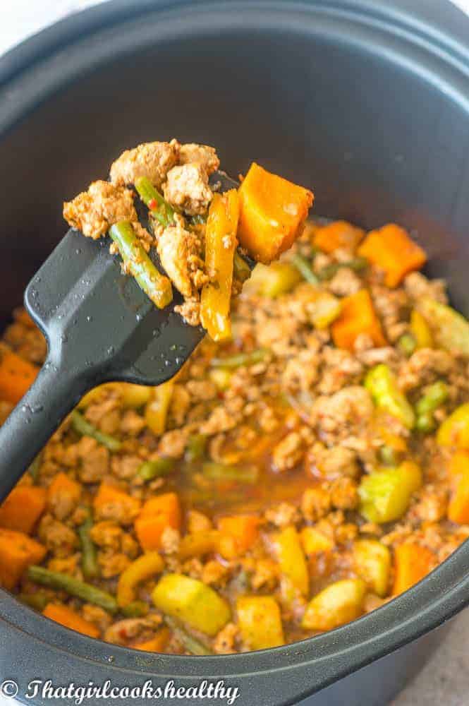 Slow cooker ground turkey That Girl Cooks Healthy