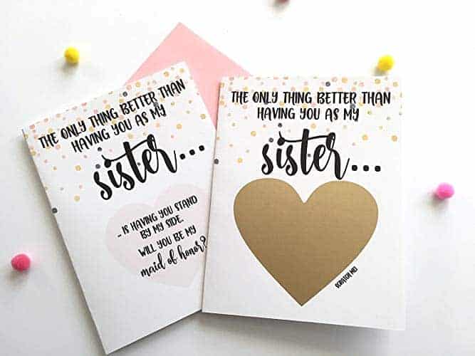 Ways To Ask Sister To Be Maid Of Honor Cheap Online