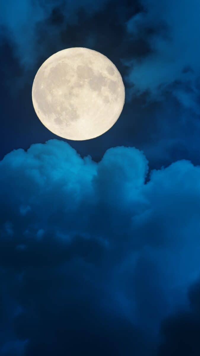 Cloud iPhone Wallpaper | Cloud aesthetic wallpaper, wallpaper aesthetic backgrounds, iPhone wallpaper. full moon cloud sky
