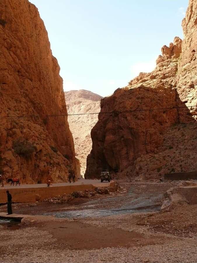todra gorge in Morocco