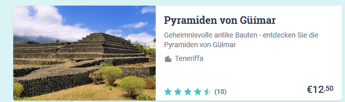 Screesnhot Deal Sehenswürdigkeiten in Teneriffa- Strände und Vulkane ab 12,50€ Screesnhot Deal Sehenswürdigkeiten in Teneriffa- Strände und Vulkane ab 12,50€