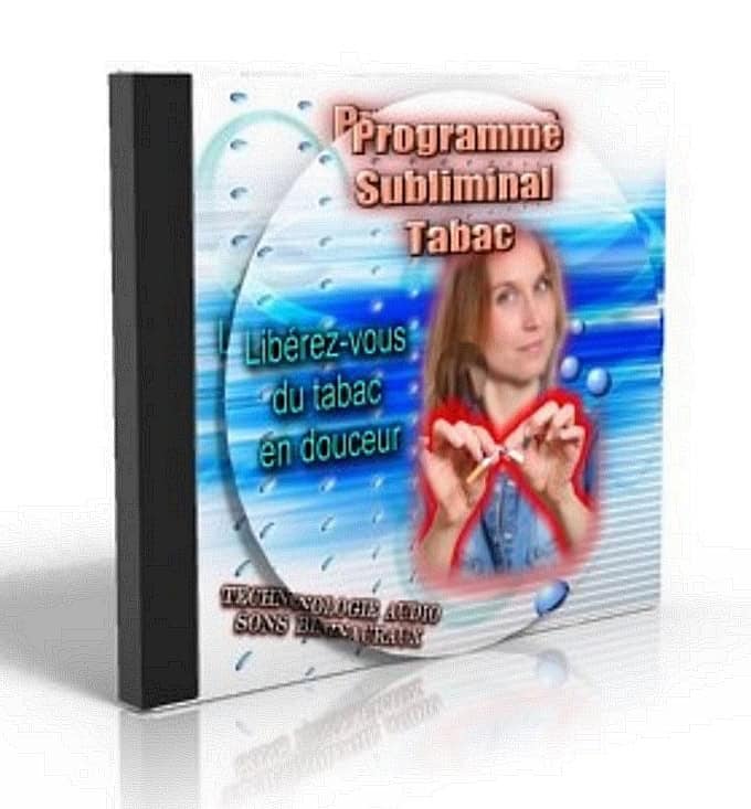 CD subliminal stop tabac pour arrêter de fumer sans volonté à l'aide de messages subliminaux