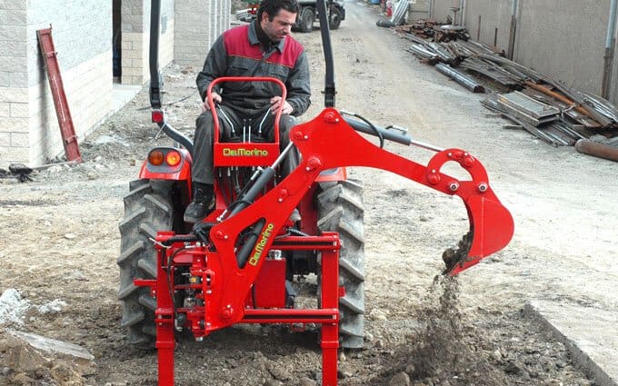 The Res 15 Del Morino backhoe.