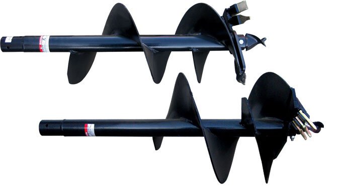 AGMAX augers – AU450 (18″) and AU600 (24″).