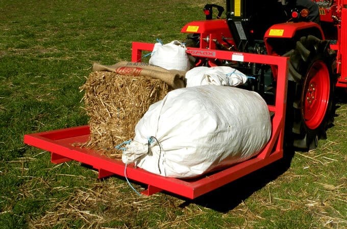 Carryalls are a handy way to transport heavy items around your farm.