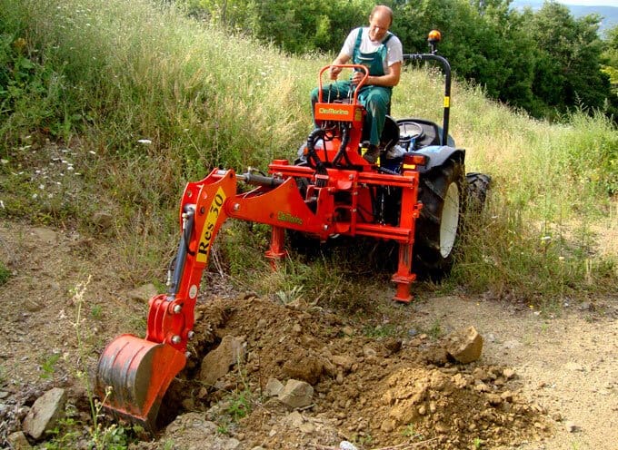 Del Morino Tractor backhoe - Linkage backhoes