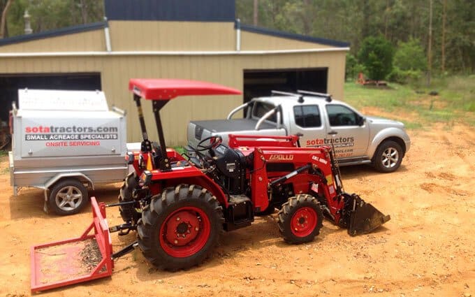 Onsite service of an APOLLO tractor with SOTA at Mt Hallen, QLD.