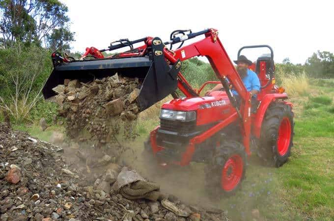The Kubota L4508DT has a safe working load of 420kg.