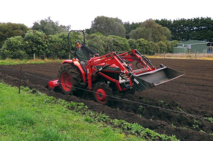 Kubota L2402DT Laurie Gleeson Rotary Hoe
