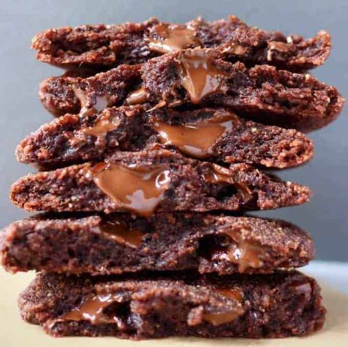 Fudgy paleo chocolate cookies.