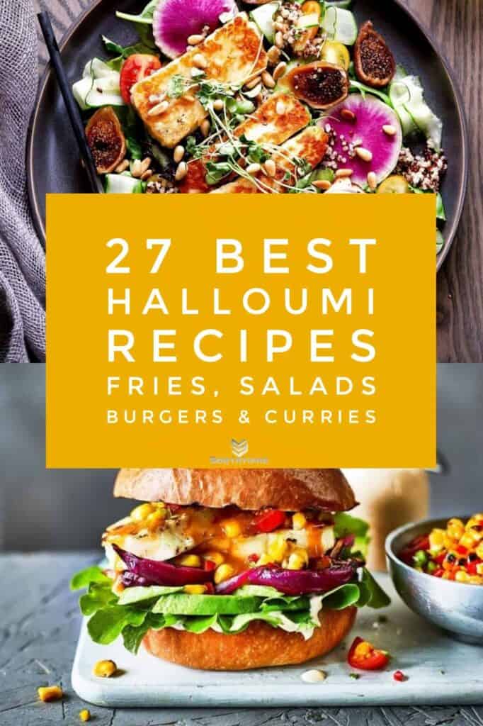 Grilled Halloumi Salad with Quinoa and Dried Figs & Peri Peri Halloumi Burger with Sweetcorn Salsa Grilled Halloumi Salad with Quinoa and Dried Figs & Peri Peri Halloumi Burger with Sweetcorn Salsa
