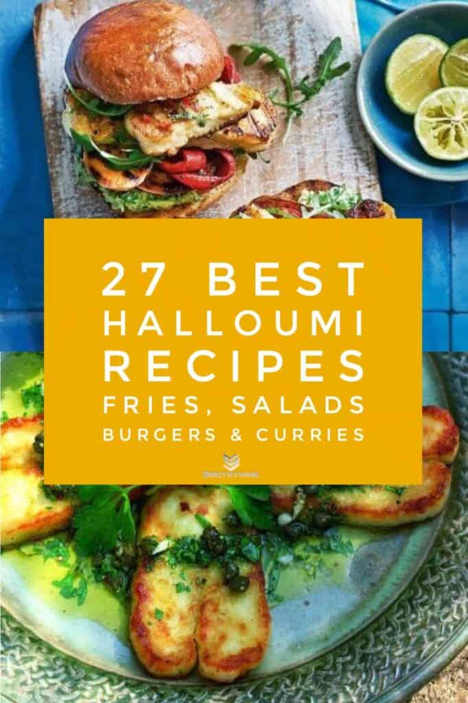 Halloumi & Sweet Potato Burgers with Chilli, Mint & Mashed Avocado & Fried Halloumi Cheese with Lime & Caper Vinaigrette Halloumi & Sweet Potato Burgers with Chilli, Mint & Mashed Avocado & Fried Halloumi Cheese with Lime & Caper Vinaigrette