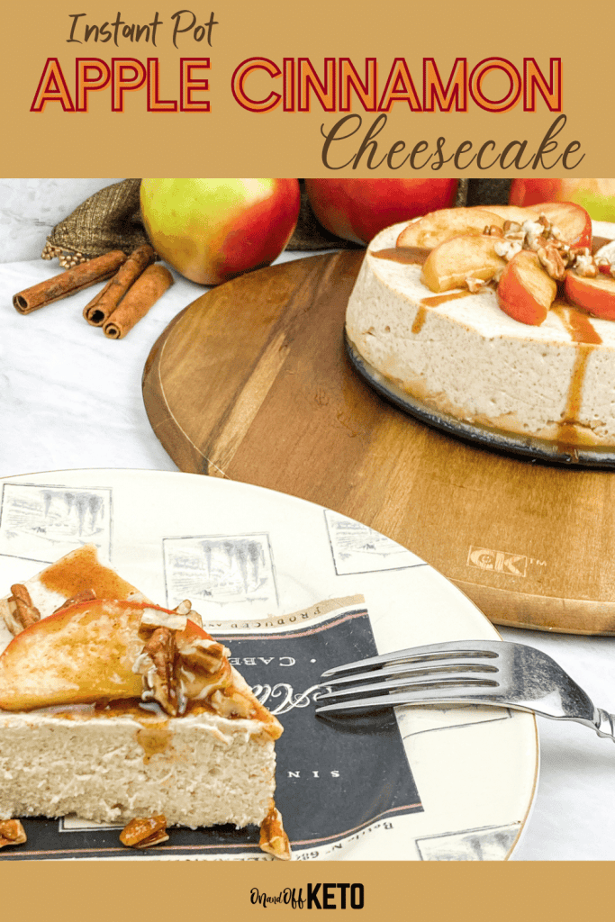 Instant Pot Apple Cinnamon Cheesecake