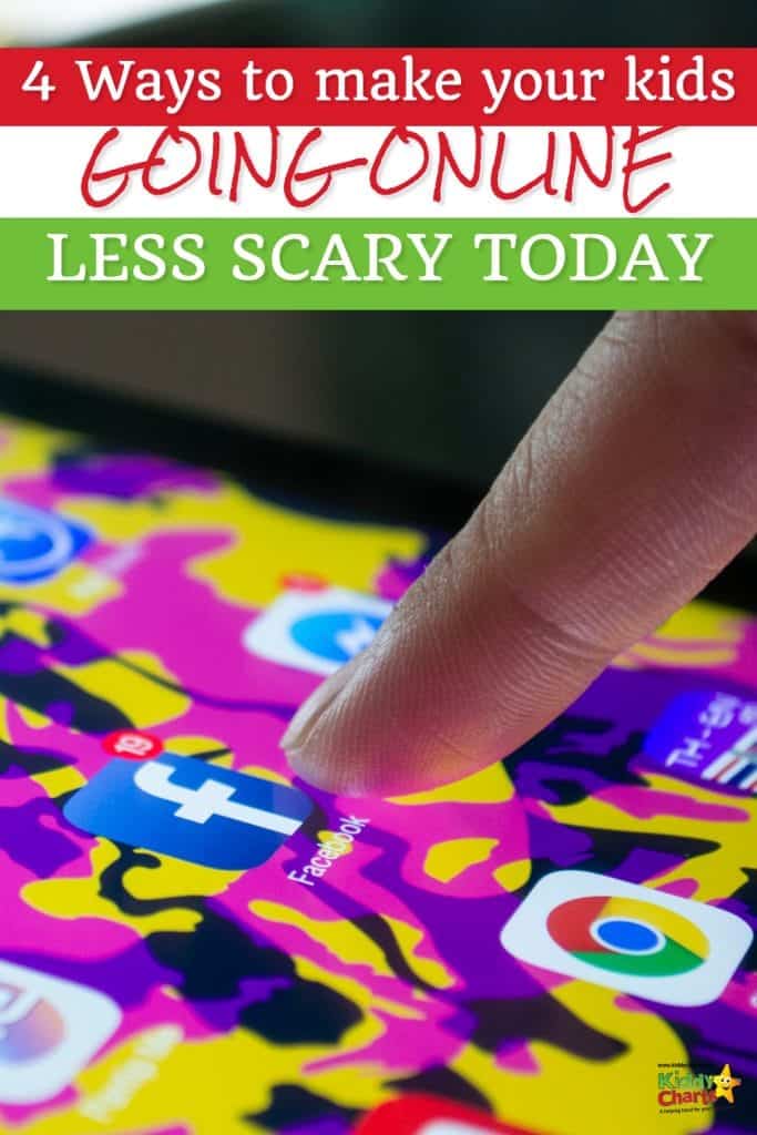 What can you do today with your kids to help make it a little less scary for you when they go online - take control with our tips! #kids #online #technology #apps