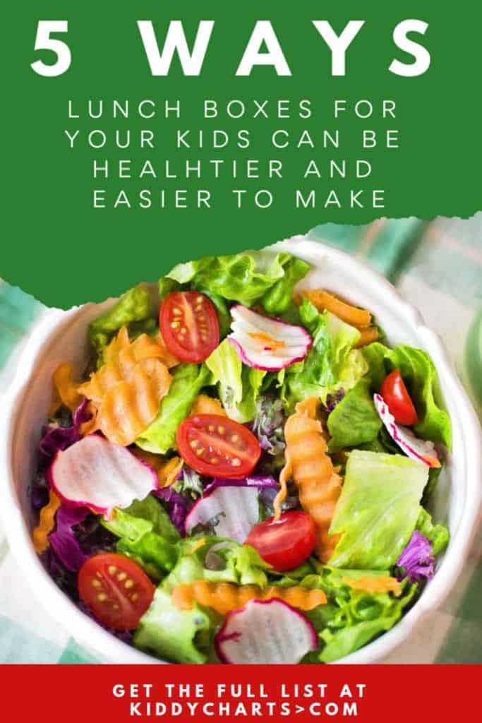 Healthier lunch boxes!