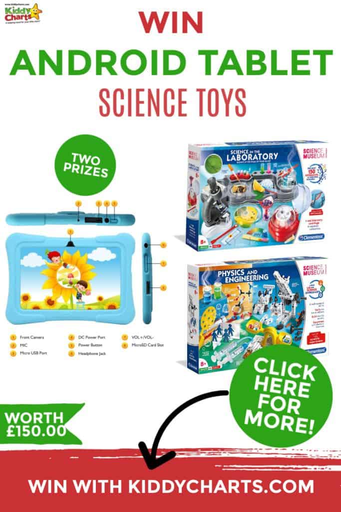 Win tablet and science toys with Tagosi | KiddyCharts