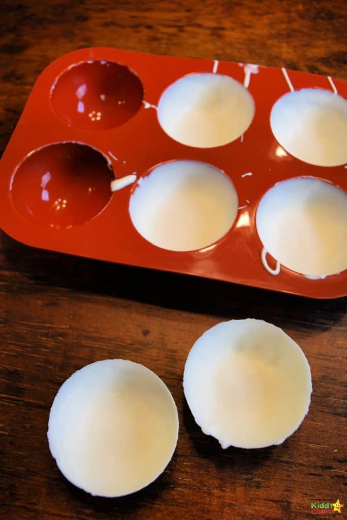 Kids birthday chocolate bombs