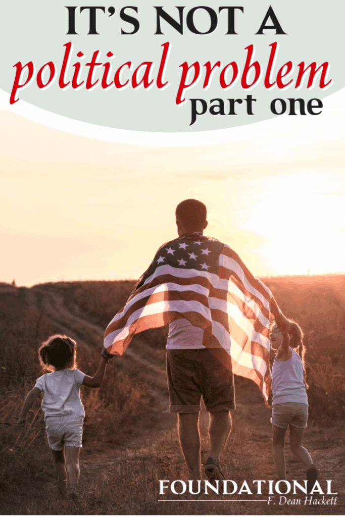 The problem facing America and the American church is not a political problem, it is a deeply spiritual problem and only a revival can fix it. #foundational #politics #political #revival #Americanhistory #enlightenment #postmodern #church