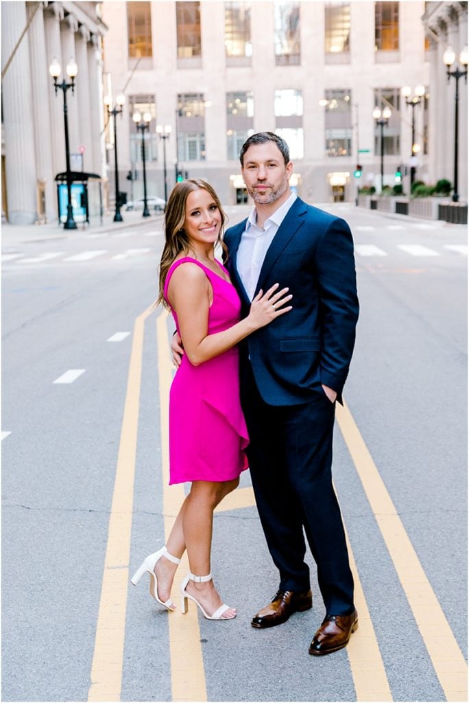 Chicago Board of trade engagement session at The Rookery Building Engagement Session, Best engagement photographer in Chicago