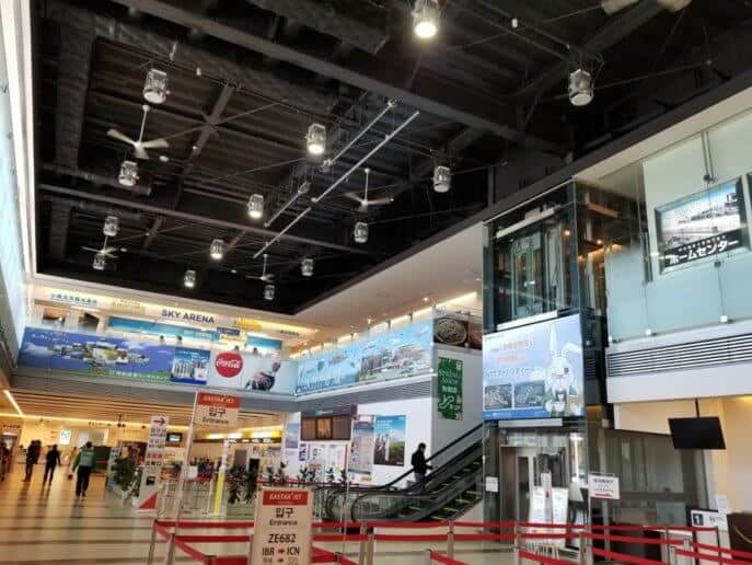 茨城空港内の施設はこじんまり