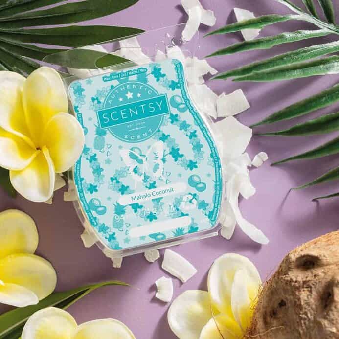 Mahalo coconut scentsy wax