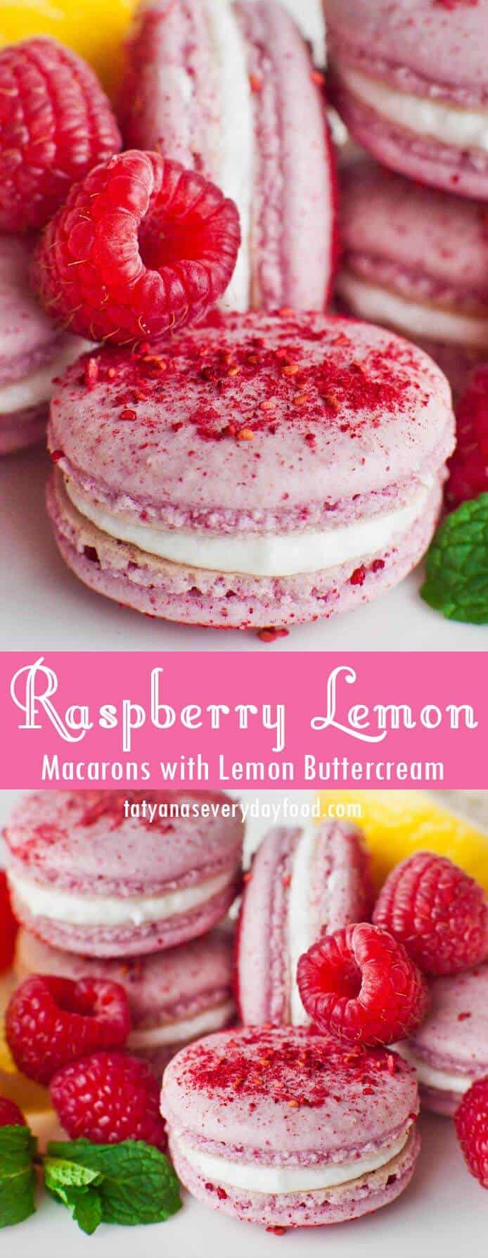 Lemon Raspberry Macarons video recipe