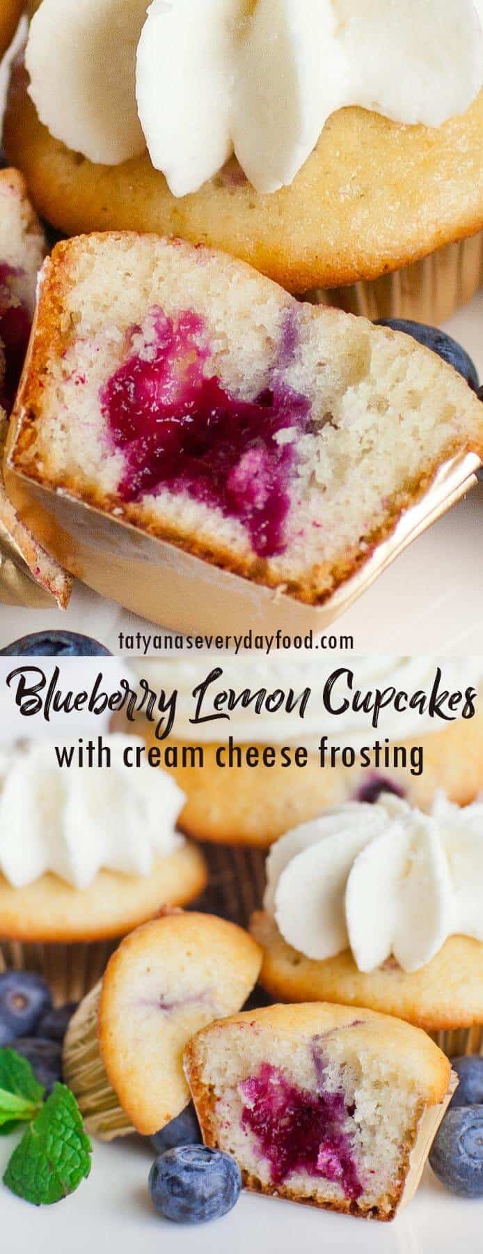 Blueberry Lemon Cupcakes video recipe