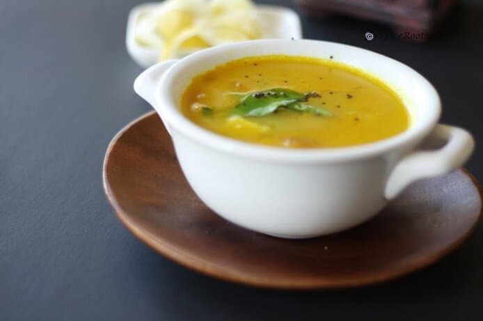 Sweet Potato Soup Indian Inspired