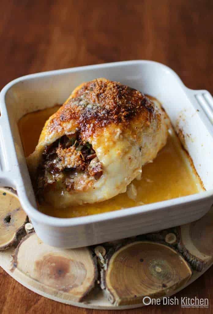 Baked Stuffed Fish Recipe | Single Serving | One Dish Kitchen
