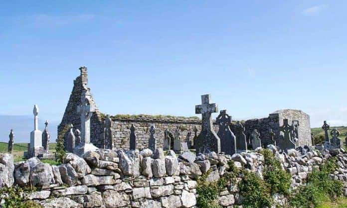 The ruins of Killilagh Church in Doolin, Co. Clare. The ruins of Killilagh Church in Doolin, Co. Clare.