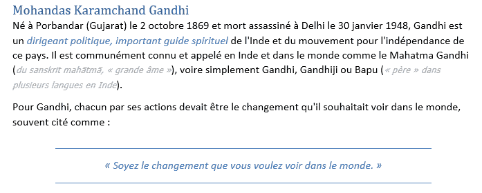 Mise en forme dans Word avec le jeu de styles par défaut