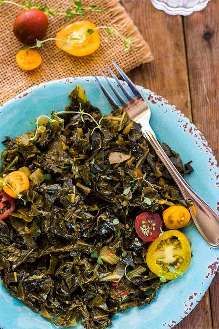 Vegan Southern Style Collard Greens Healthier Steps